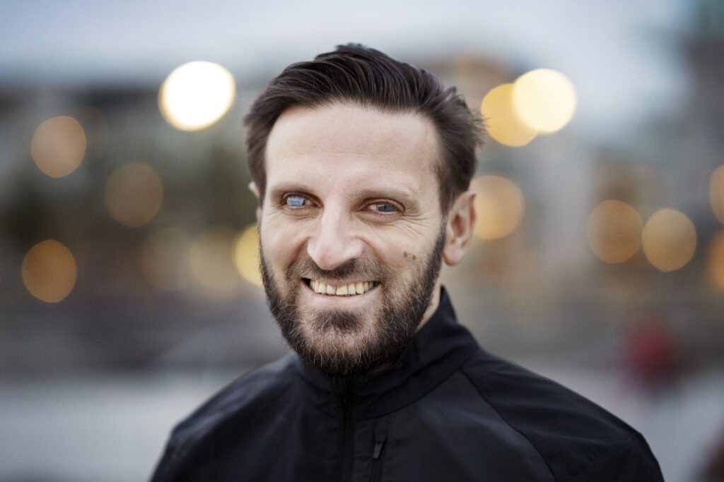 Porträtt av Fatmir Seremeti